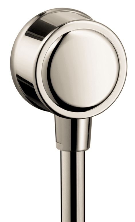 Hansgrohe 16884831 Polished Nickel C Wall Elbow with 1/2  