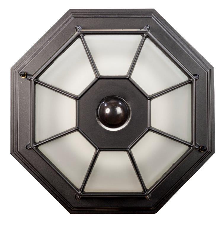 Heath Zenith HZ-4300-BK-G Black 4 Light 360 Degree Motion