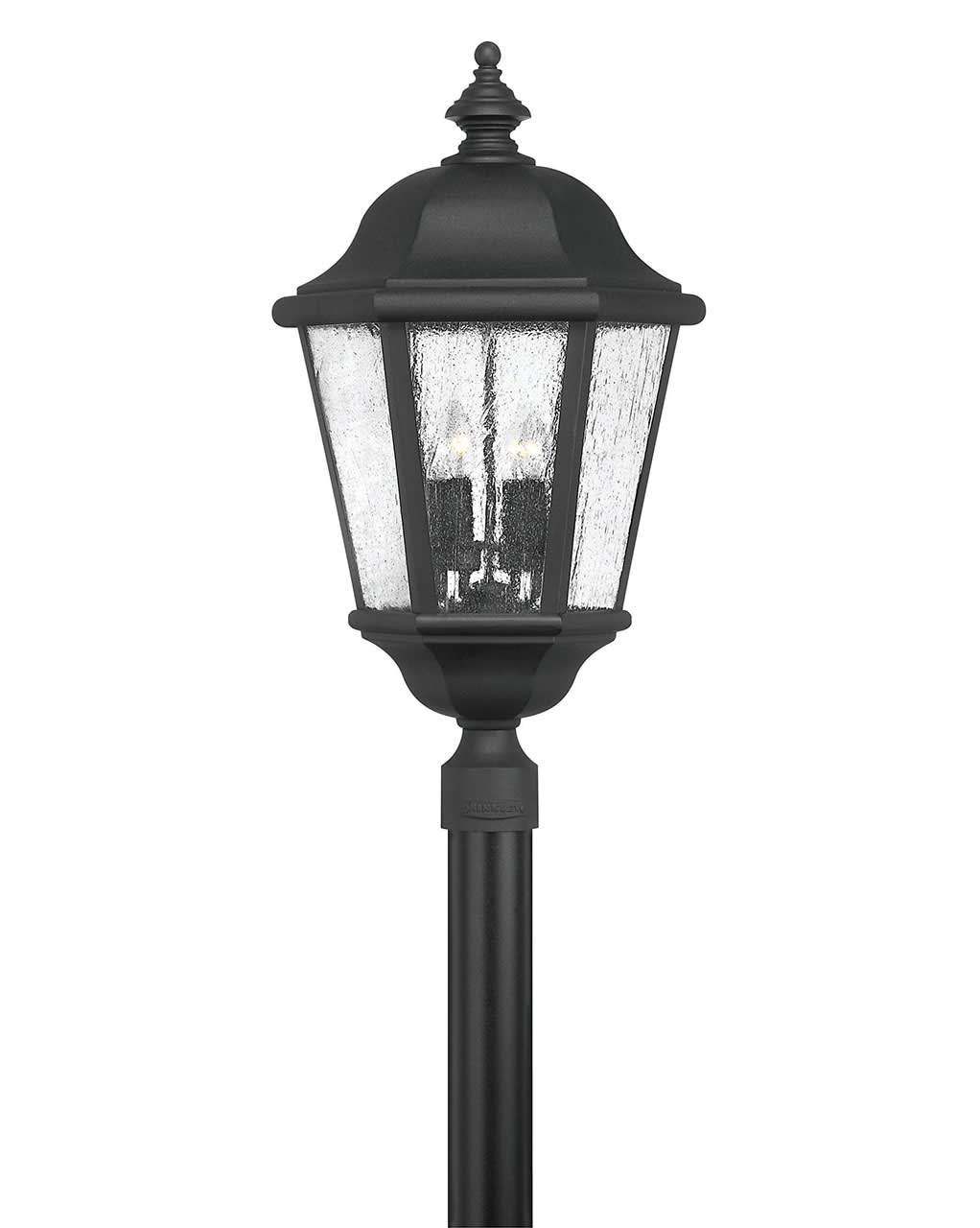 Hinkley Lighting 2227CB-LV Copper Bronze Plantation 12v 14w 4 Light 30  Tall Single Head Post Light with LED Bulbs Included 