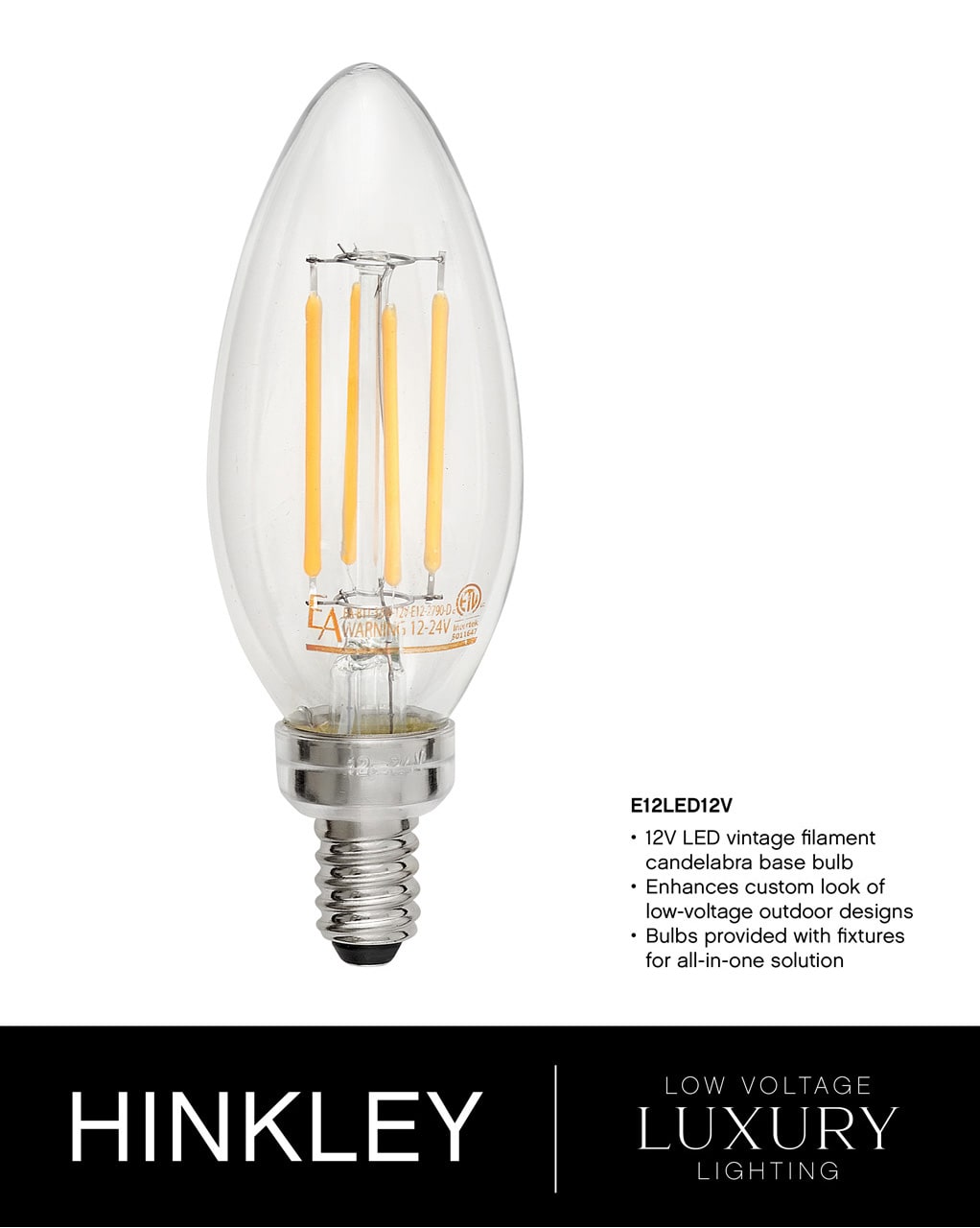 Hinkley Lighting 2227CB-LV Copper Bronze Plantation 12v 14w 4 Light 30  Tall Single Head Post Light with LED Bulbs Included 