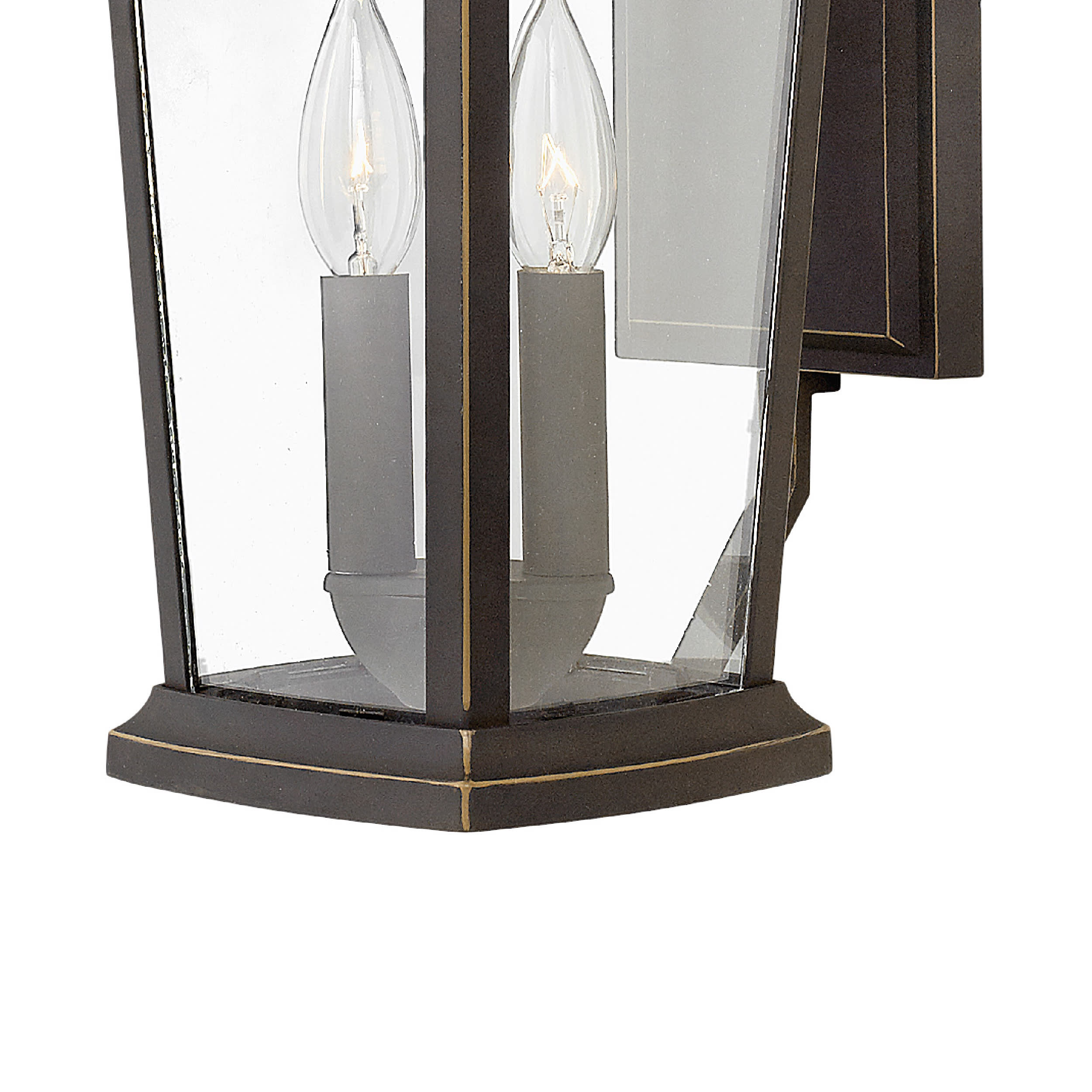 Hinkley Bromley 3-Light Outdoor Light In Museum Black