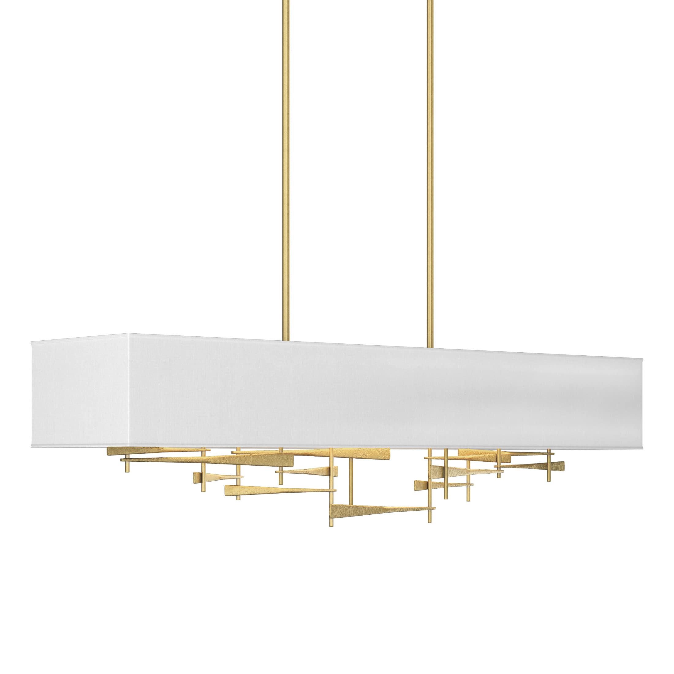 Hubbardton Forge 137670-1024 Bronze / Flax Cavaletti 4 Light