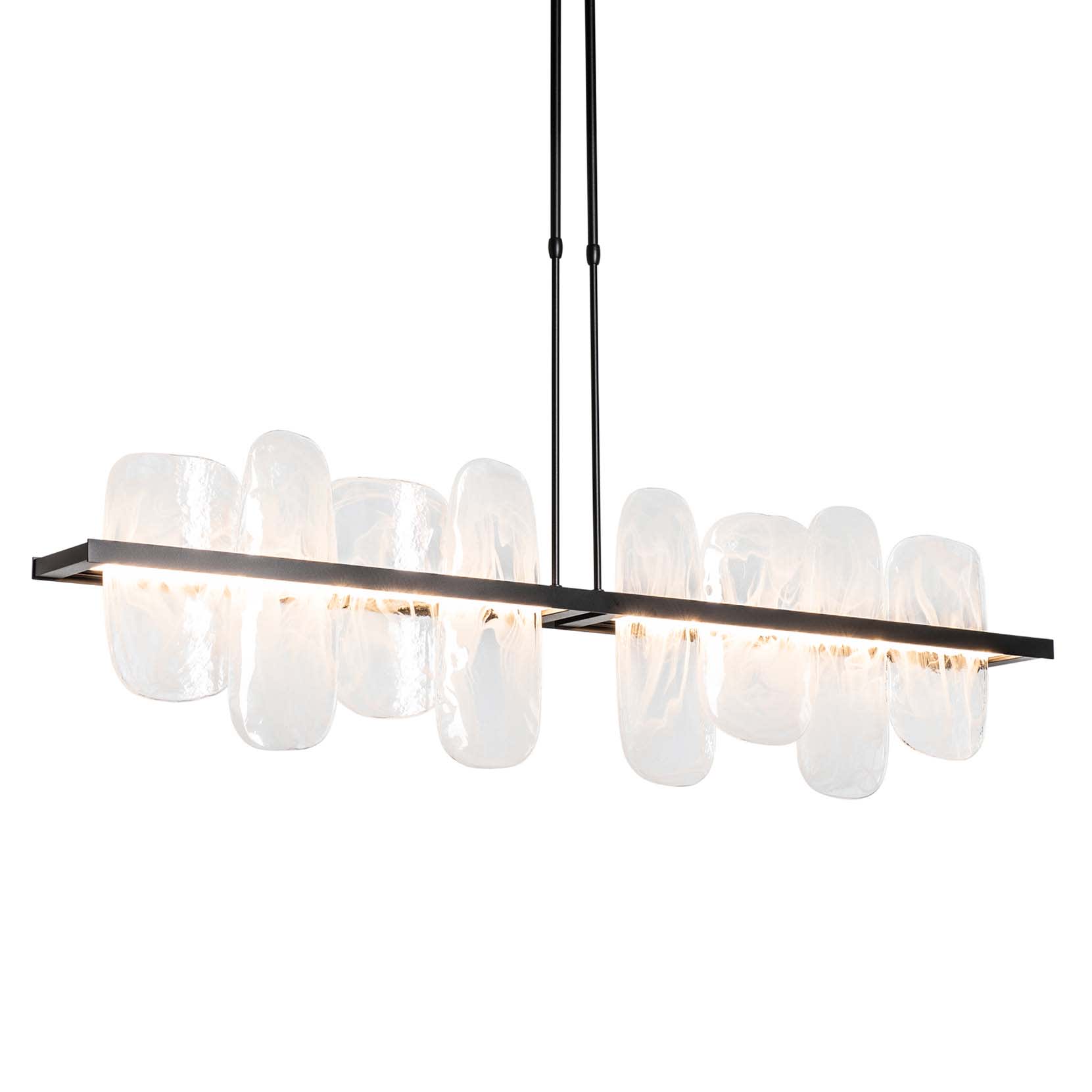 Hubbardton Forge 139661-1026 Soft Gold / White Swirl Vitre