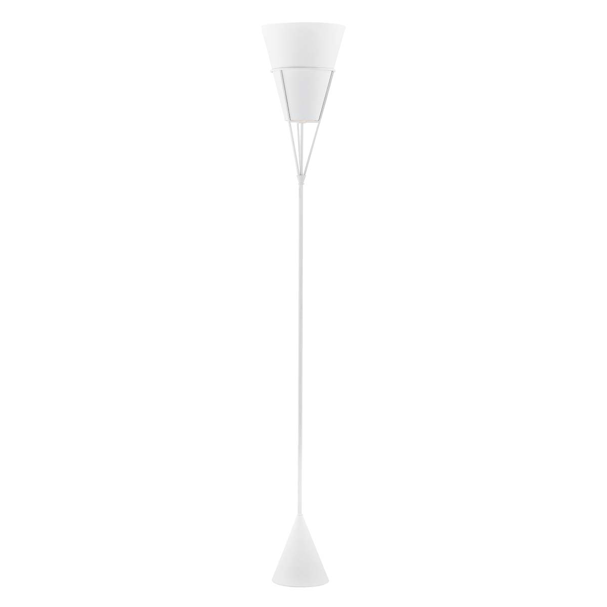 Hudson Valley Lighting L9970 Wp White Plaster Lange Single Light 70 Tall Torchiere Floor Lamp Lightingshowplace Com