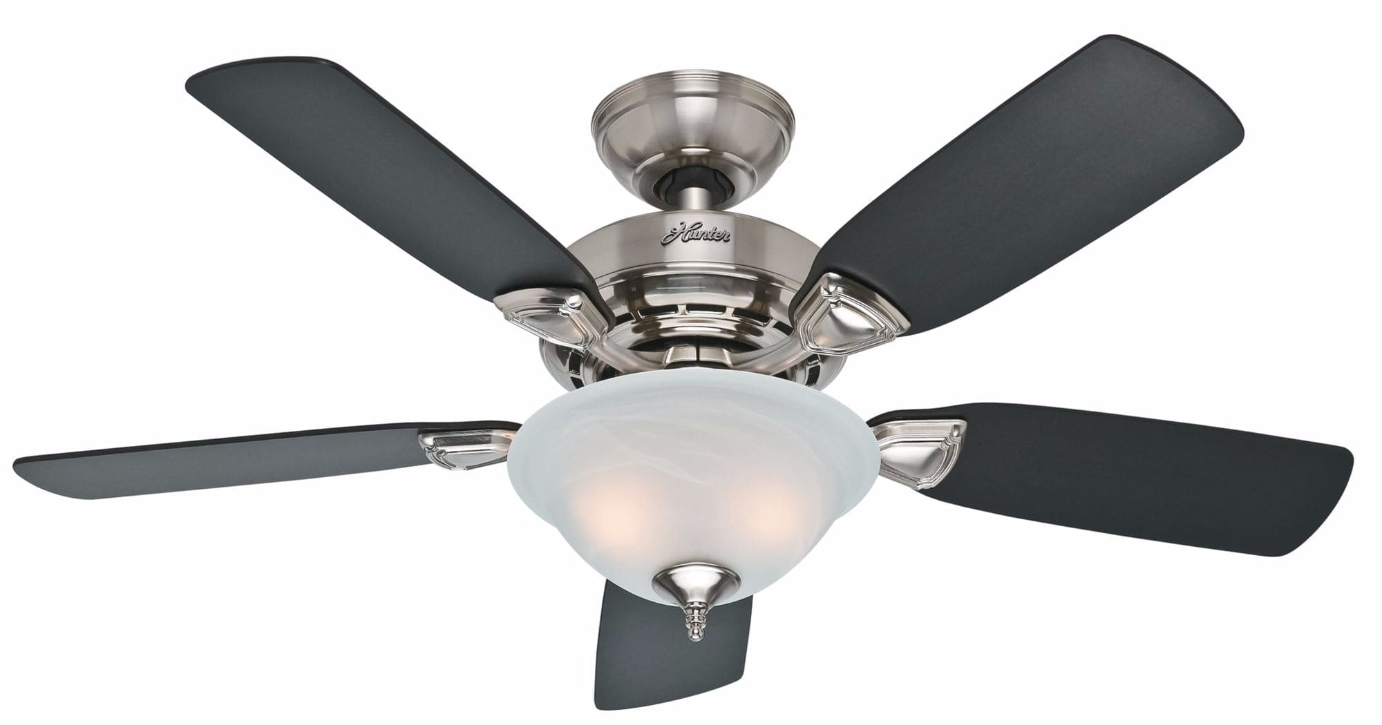 Hunter 52081 Brushed Nickel 44 Indoor Ceiling Fan Five Minute