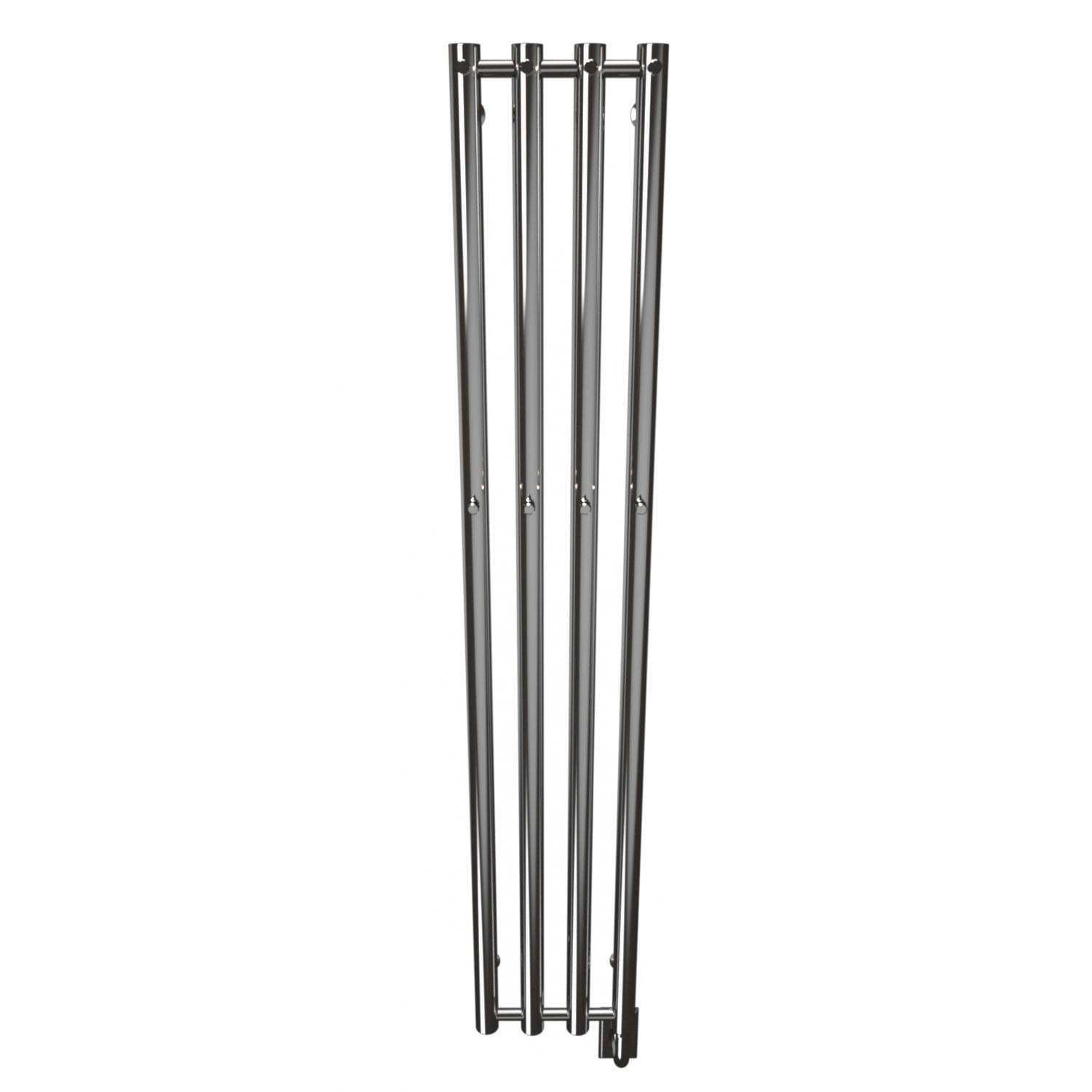 ICO Bath H8203 Chrome Tuzio Rosendal 10-1/2 W x 59 H Hydronic Steel Towel  Warmer - Valve Set and Installation Kit Not Included - FaucetDirect.com
