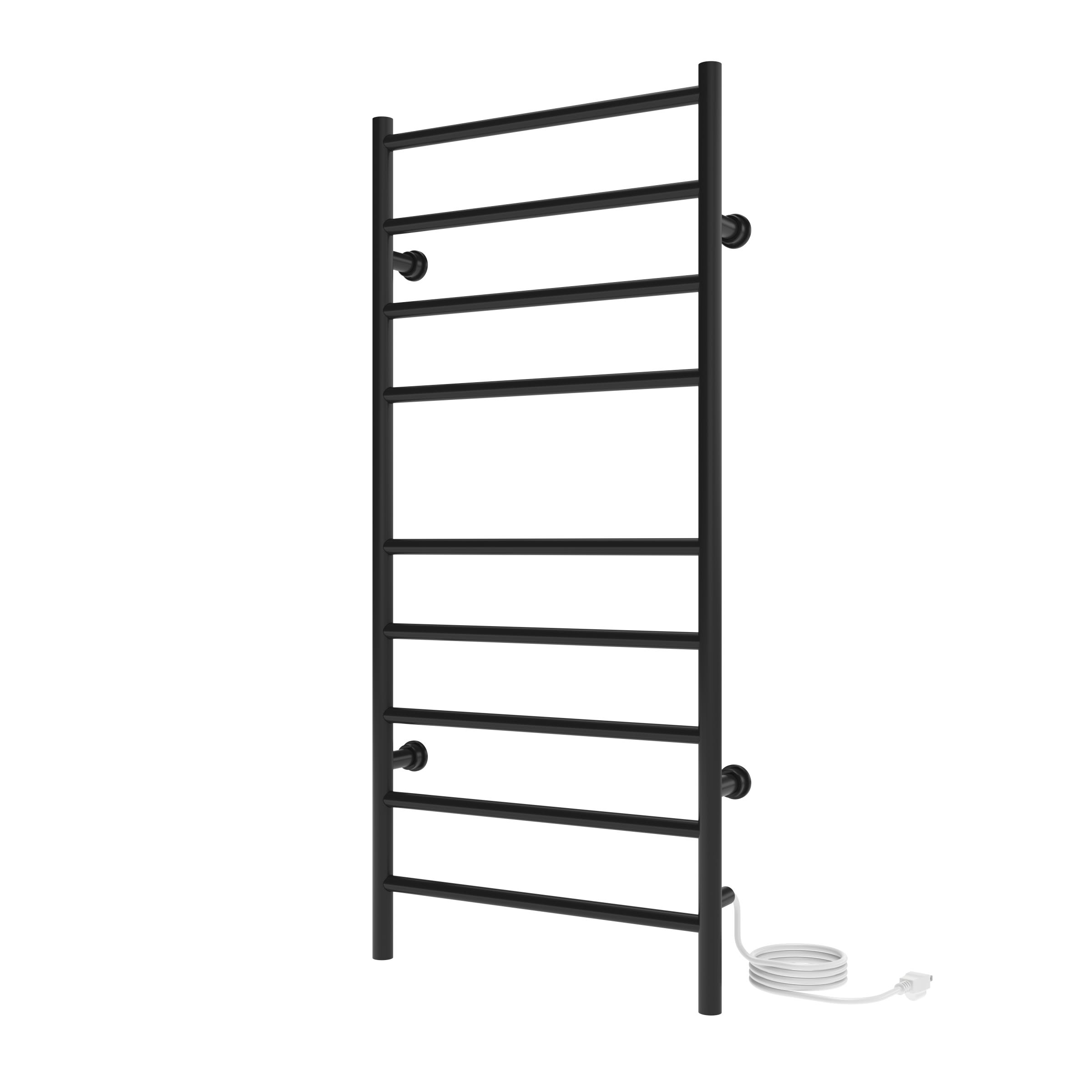 ICO Bath K4025E Matte Black Kontour 18 W x 40 H 110 V Plug-In Stainless  Steel Towel Warmer - Faucet.com