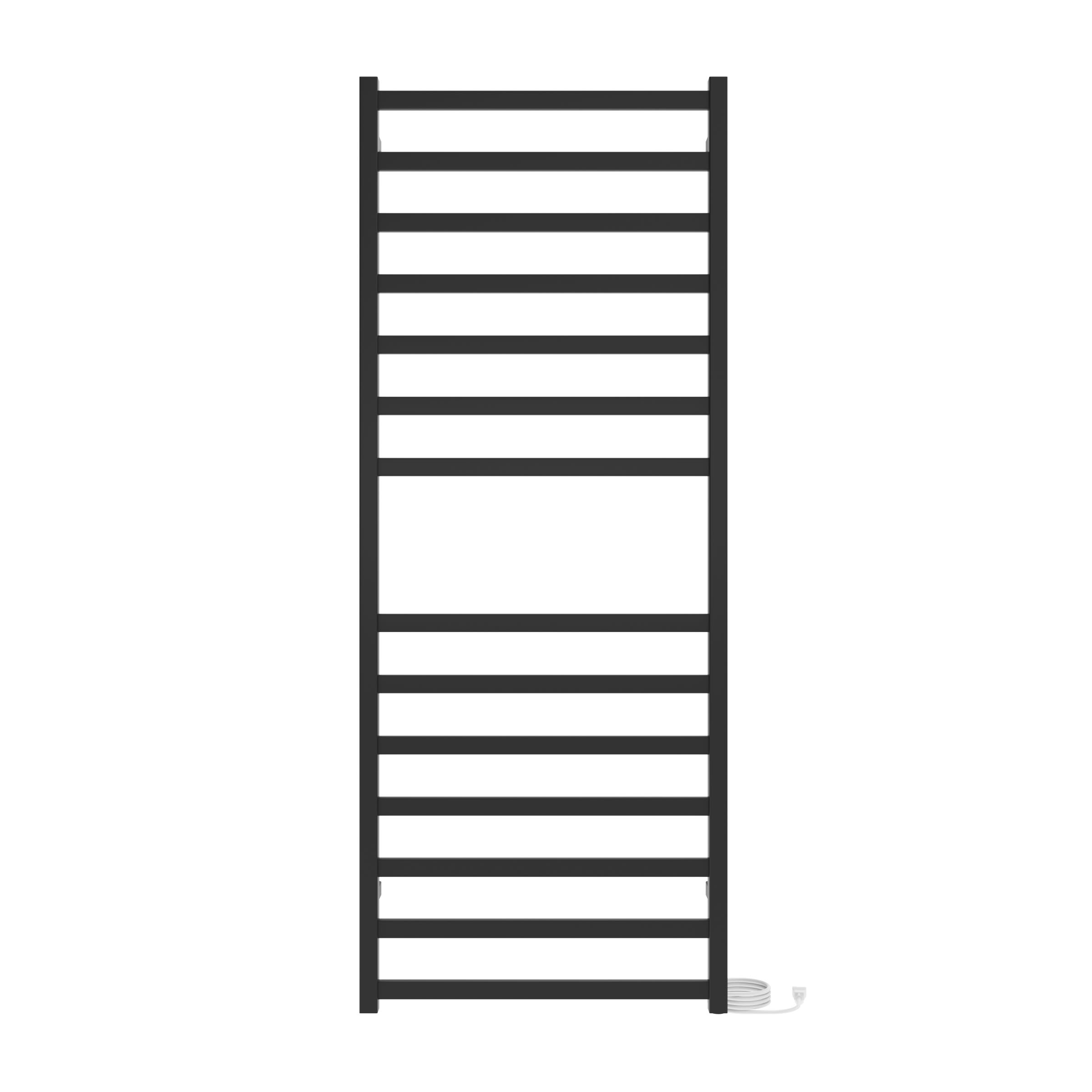 ICO Bath K6055E Matte Black Kontour 24 W x 60 H 110 V Plug-In Stainless  Steel Towel Warmer - FaucetDirect.com