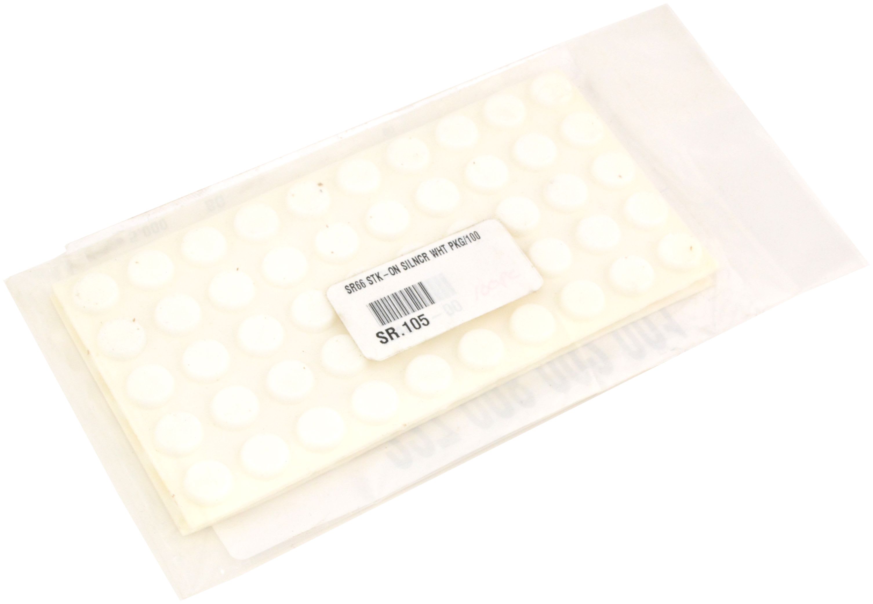 Ives Sr66whtbg White Commercial Series 1 2 Diameter Rubber Door Silencer Pack Of 100 Handlesets Com