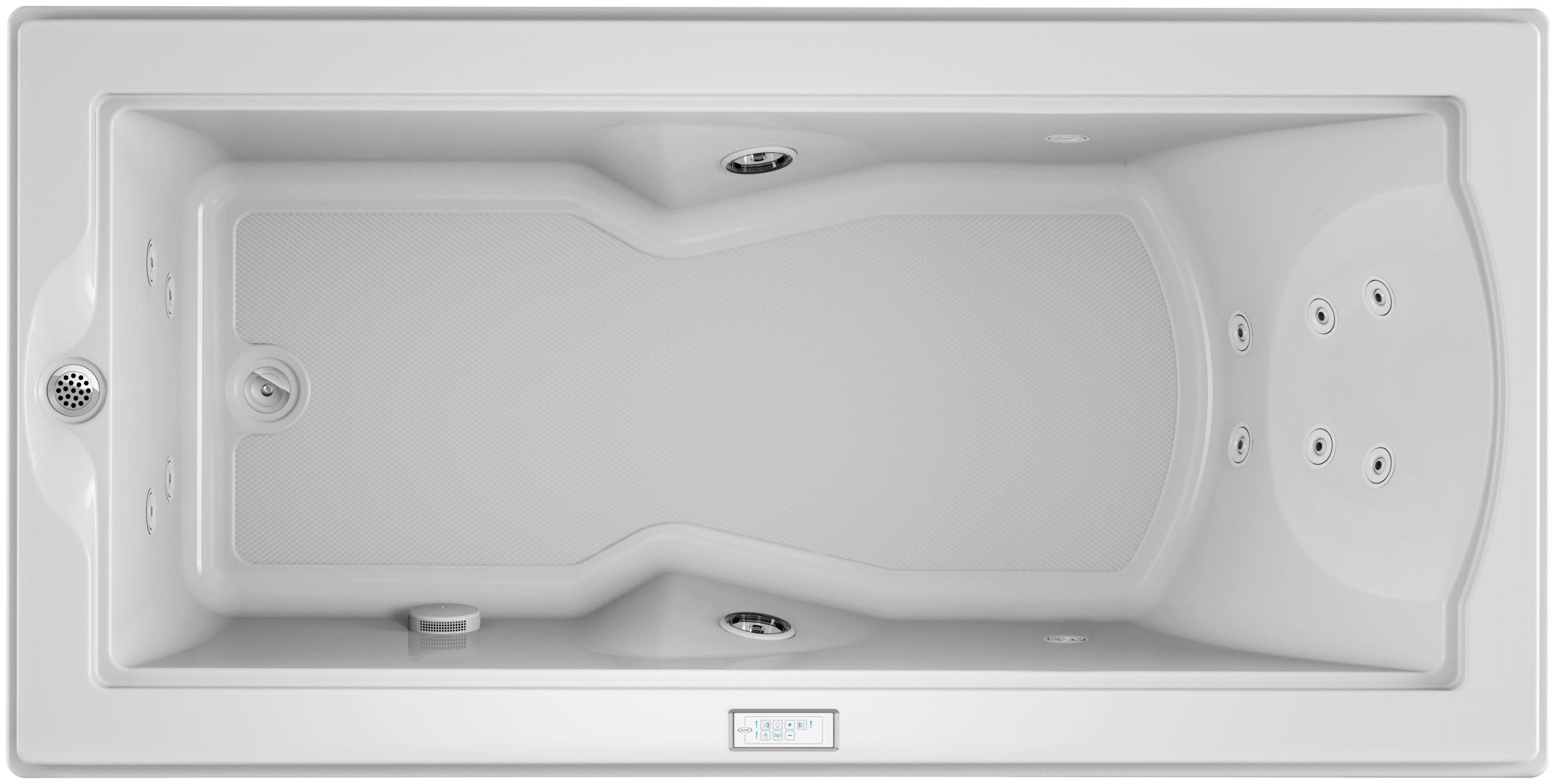Fuzion Drop In Luxury Whirlpool Bathtub, 72 X 36 Whirlpool Bathtub