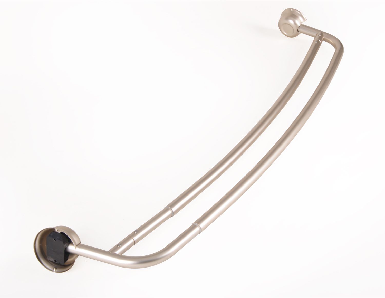 Jacuzzi Pq31826 Brushed Nickel 60 72 Adjustable Curved Double