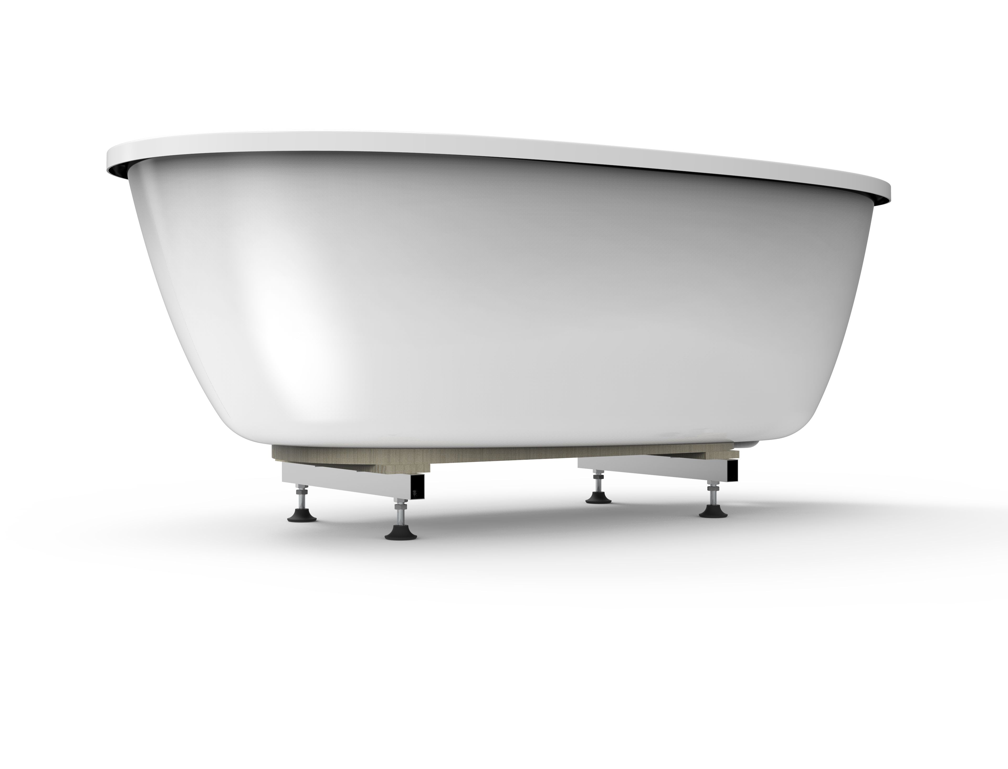 Jacuzzi PT93W59 White / White Drain / Brushed Nickel Faucet