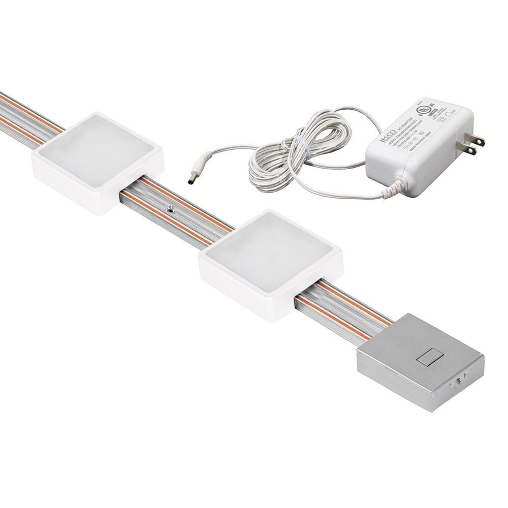 Jesco Lighting KIT-RZ-T12-SQ2-30-SV Silver Radianz 12