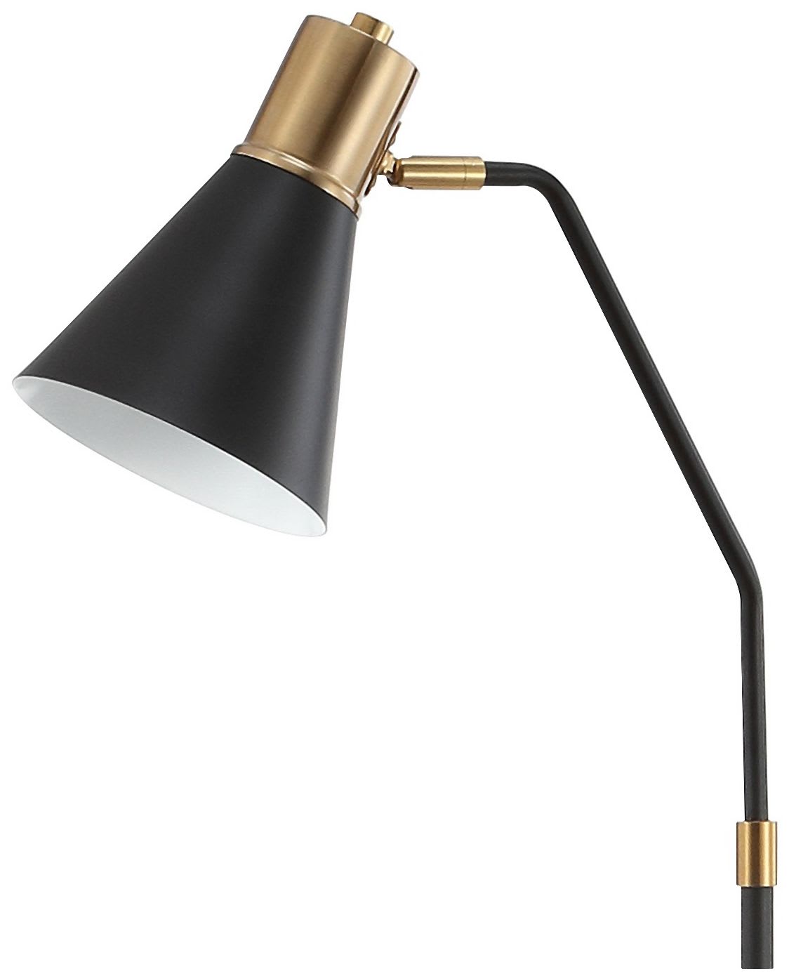 JONATHAN Y JYL6105A Gridley 61 Metal LED Floor Lamp， Contemporary