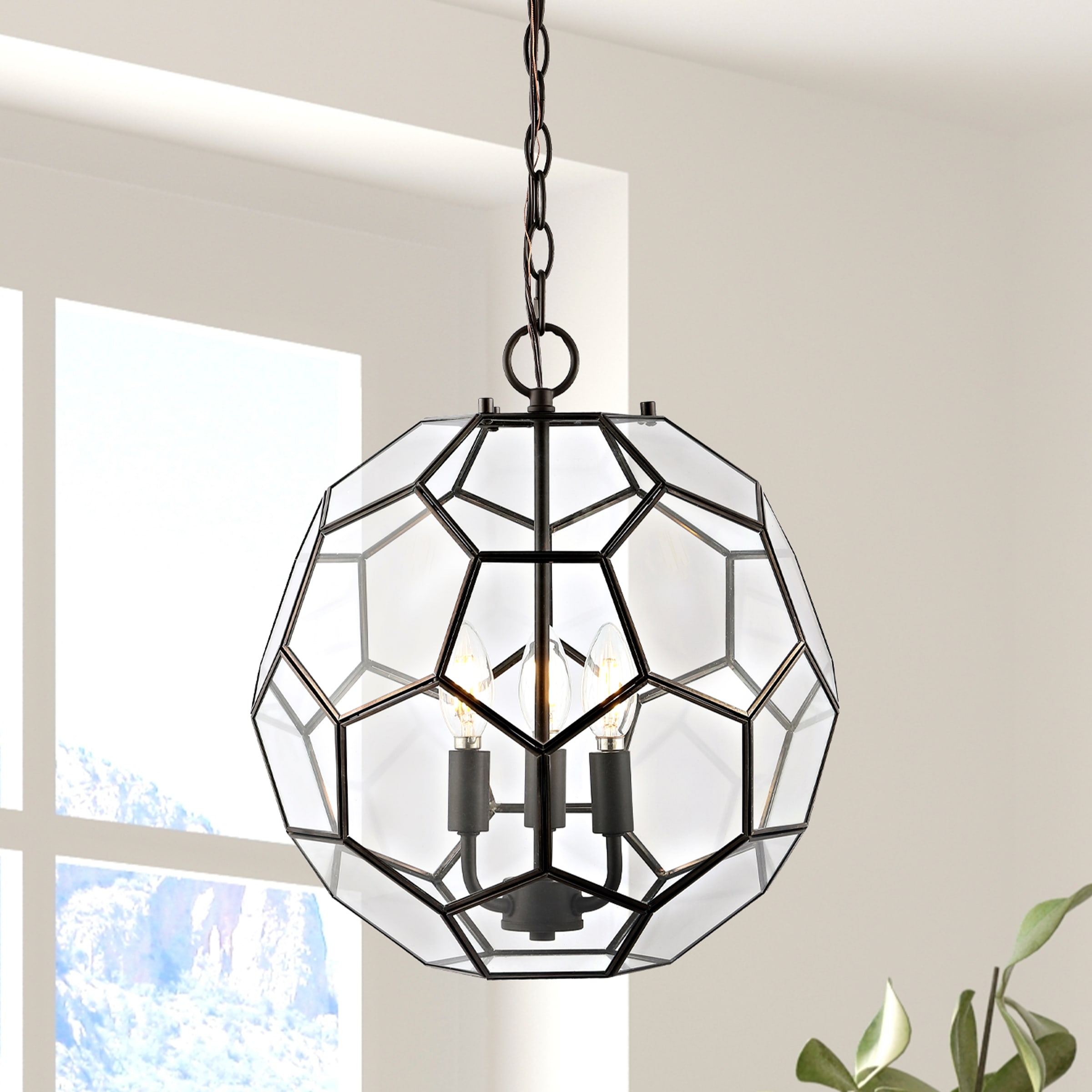 JONATHAN Y Lighting JYL9925A Brass Gold Bee 3 Light 14