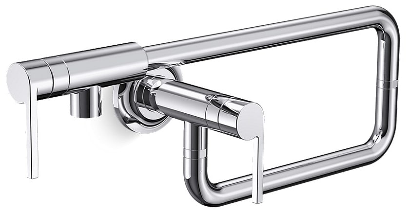 GROHE Zedra Wall Mount Pot Filler with Two Swing Joints in