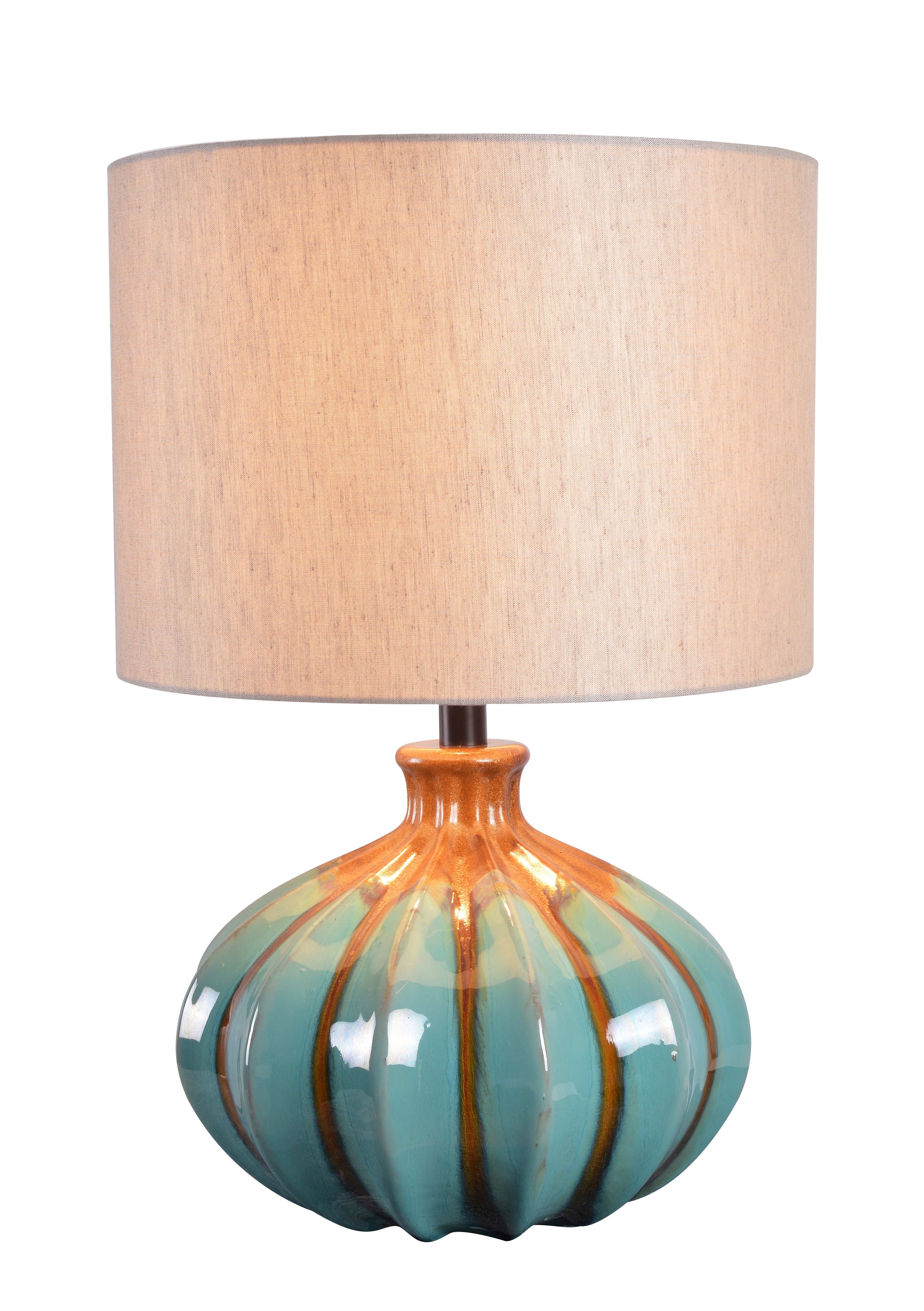 Reactive Ceramic Glaze Kenroy Home 35306BLU Coco Accent Lamps Medium Reactive Ceramic Glaze Kenroy Home 35306BLU Coco Accent Lamps Medium