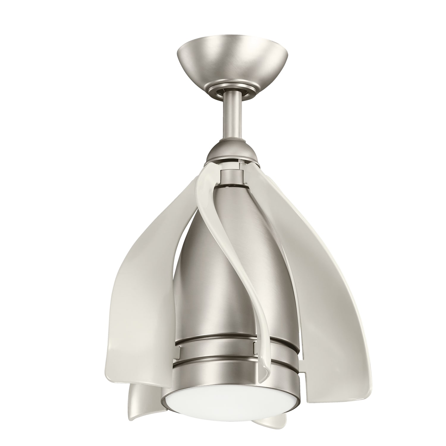 Kichler 300215ni Brushed Nickel Terna 15 Indoor Ceiling Fan With 5 Kichler 300215ni Brushed Nickel Terna 15 Indoor Ceiling Fan With 5 Blades Includes Cool Touch Remote Light Kit 4 Downrod Lightingdirect Com