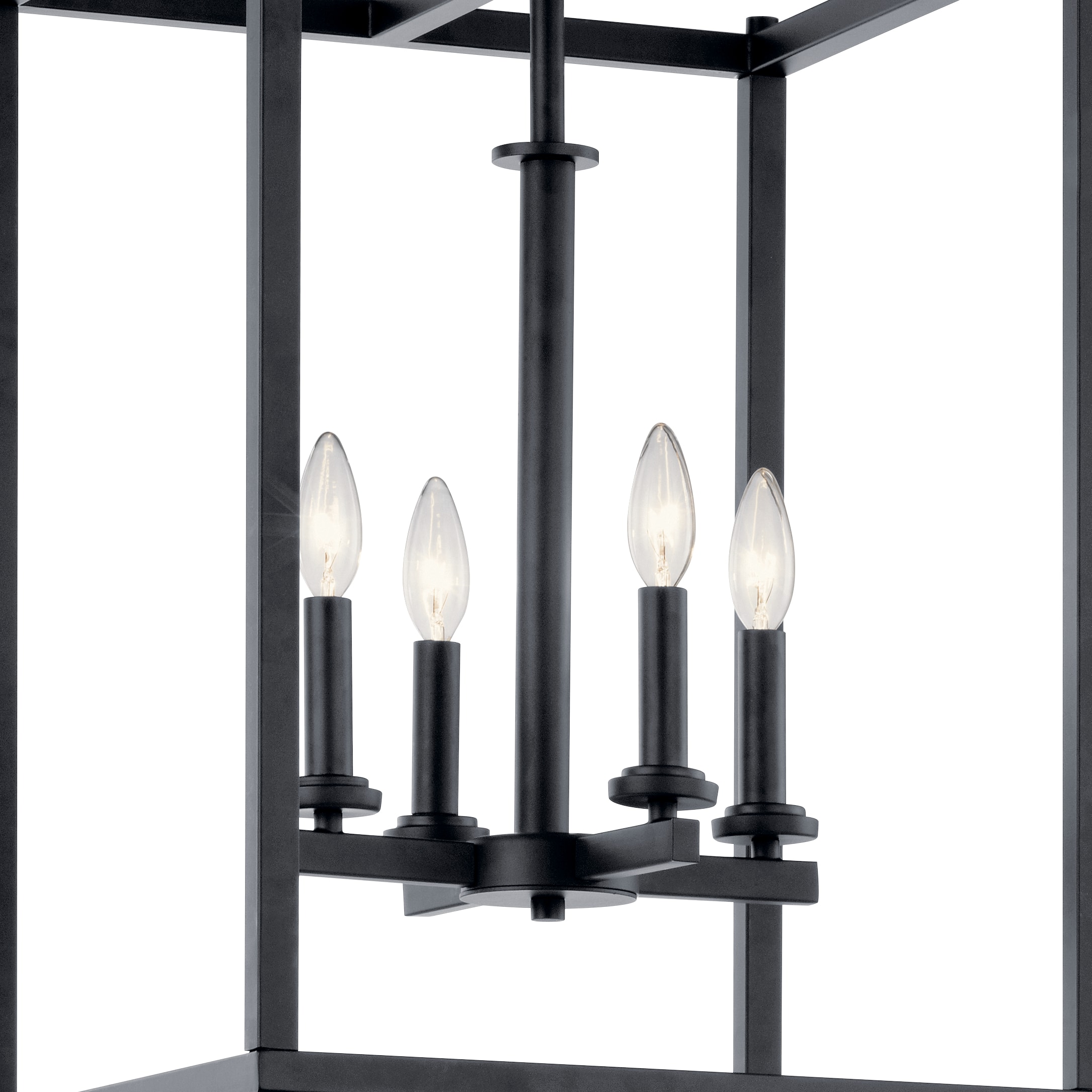 Kichler 43998BK Black Crosby 4 Light 16 