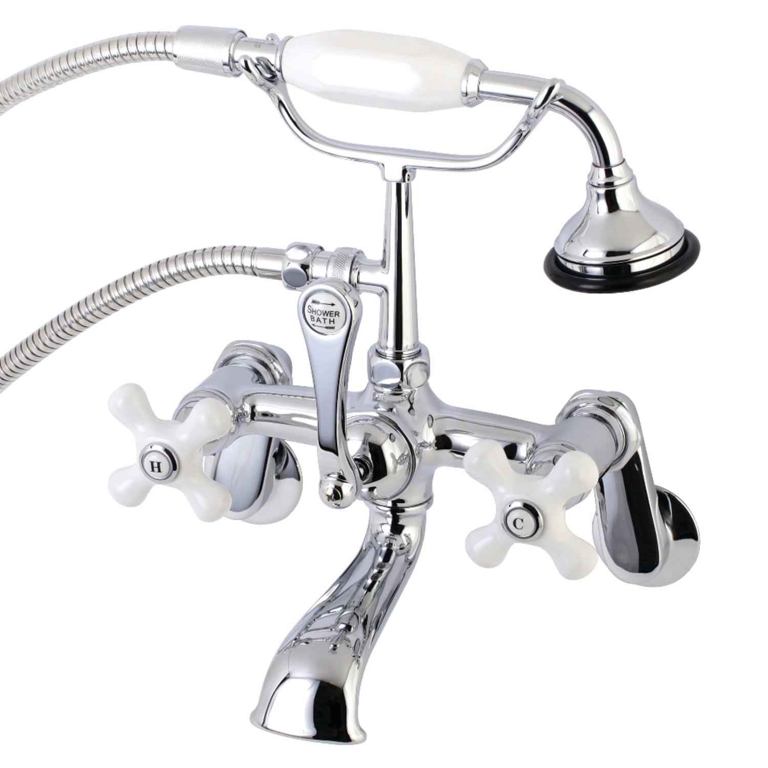 Kingston Brass Ae60t1 Polished Chrome Vintage Wall Mounted