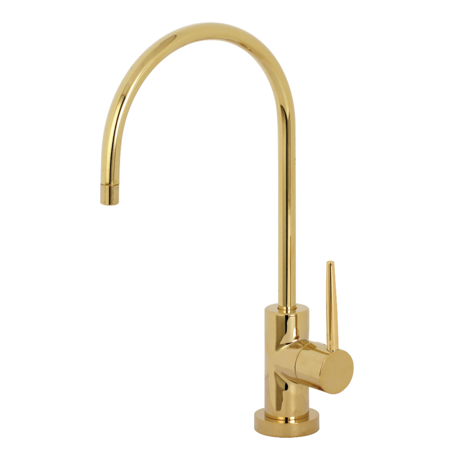 Brushed Brass Kingston Brass KS8197NYL New York Single-Handle Cold Water Filtration Faucet