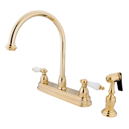 Kingston Brass KB3752PLBS Polished Brass Restoration ...