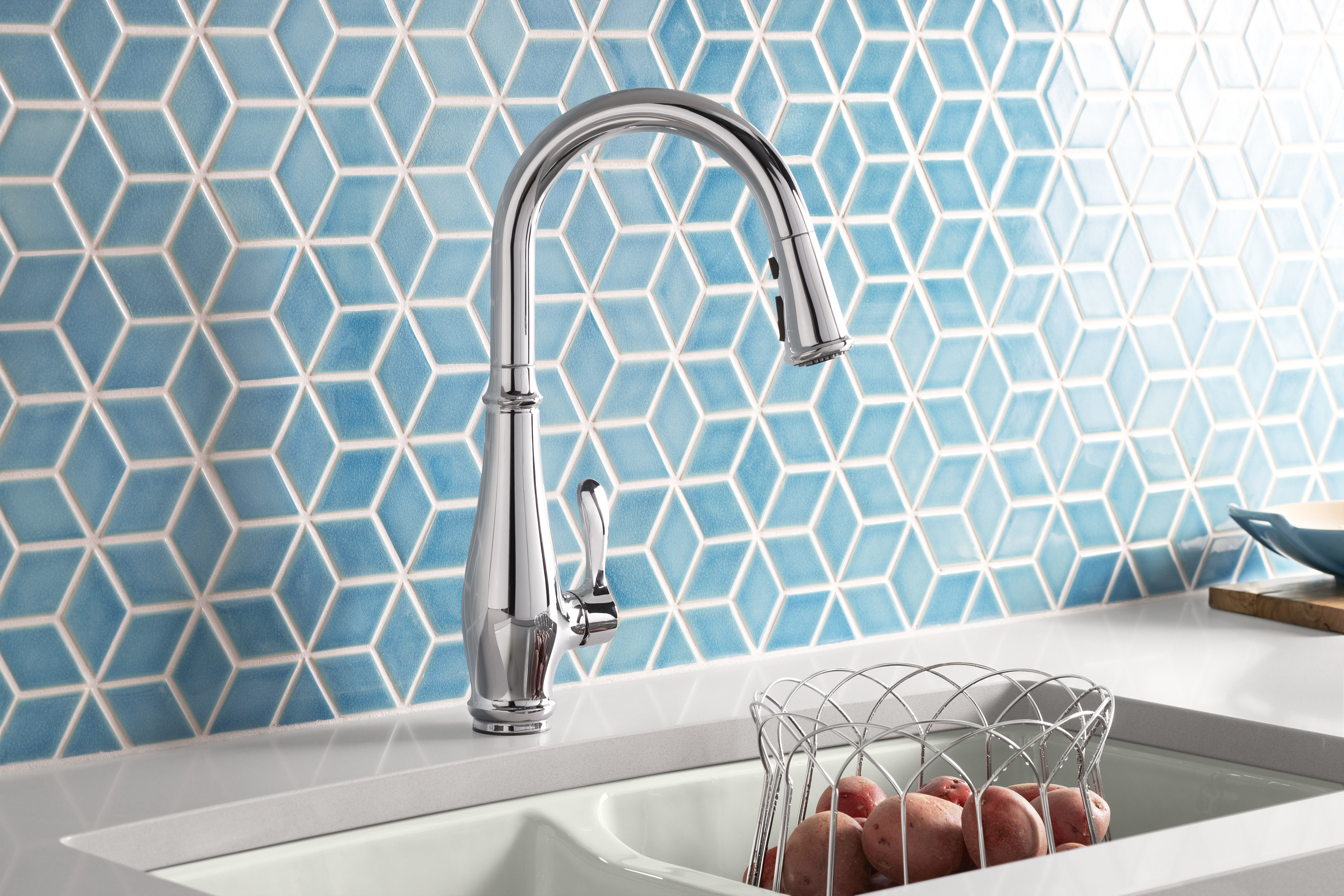 KOHLER K-780-VS クリュエッテ K-780-CP | Cruette™ Single-handle pull-down kitchen faucet