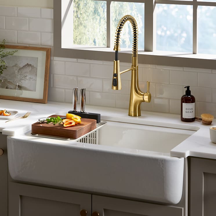 Kohler stainless steel sink protector sale