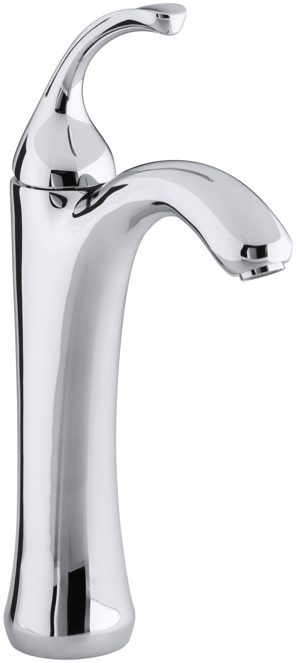 Kohler K-10217-4-CP Polished Chrome Forte Single Hole Bathroom Faucet -  Free Metal Pop-Up Drain Assembly with purchase 