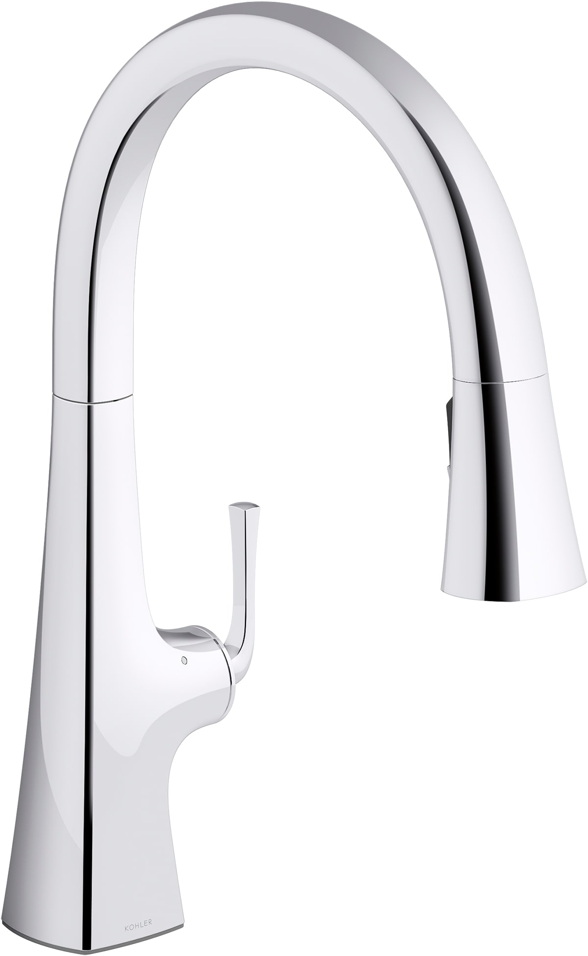 Kohler K 22068 Cp Chrome Graze Touchless Pull Down Kitchen Faucet