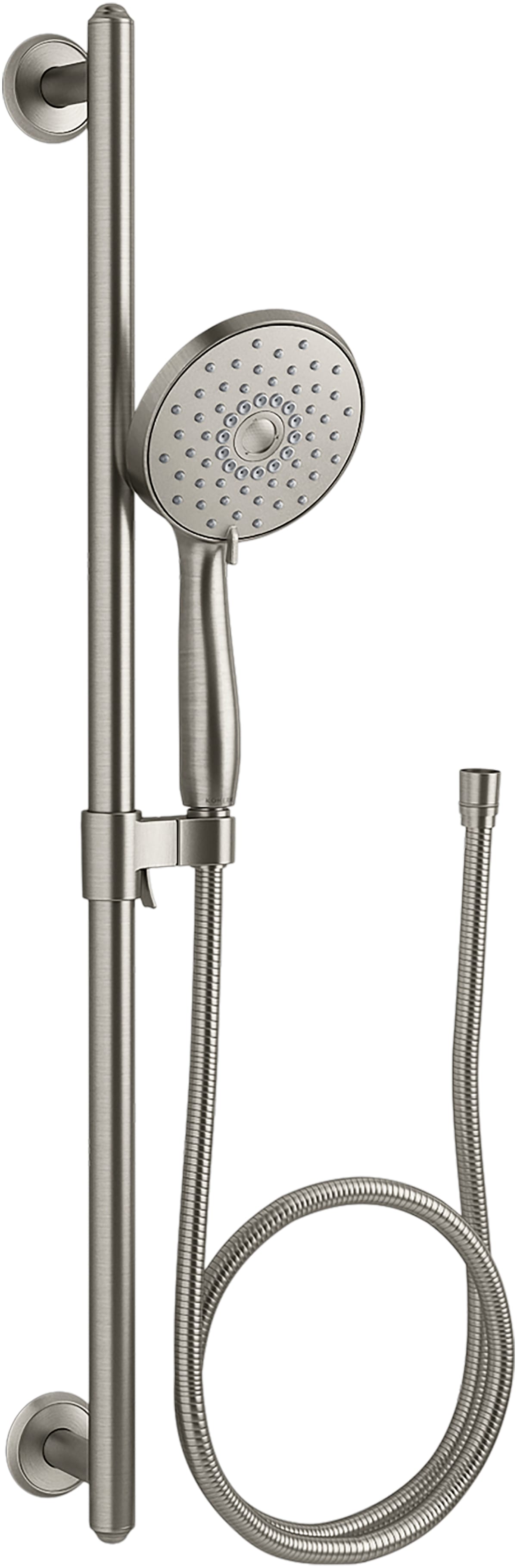 Kohler K-352-CP Polished Chrome Forte Adjustable Wall Mounted Hand Shower  Holder 