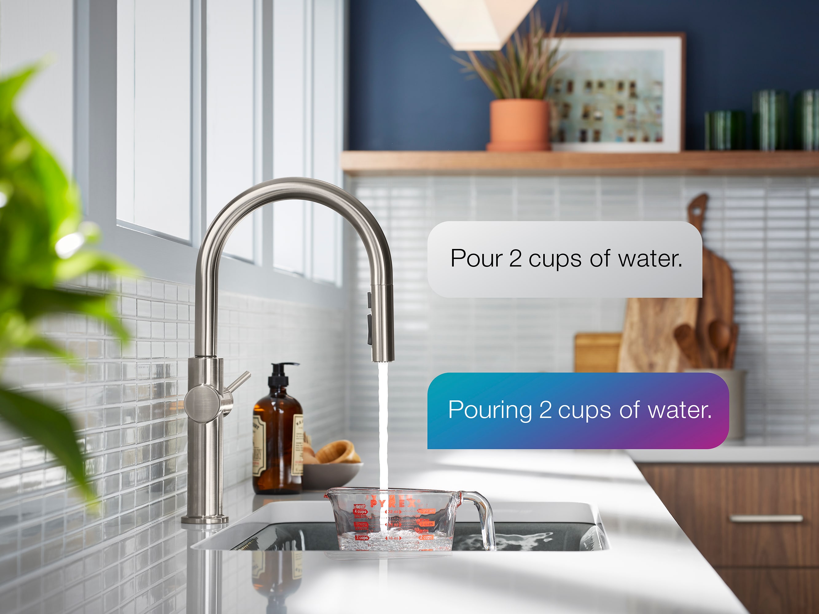 Crue Touchless Pull-Down Single-Handle Kitchen Faucet, K-22974