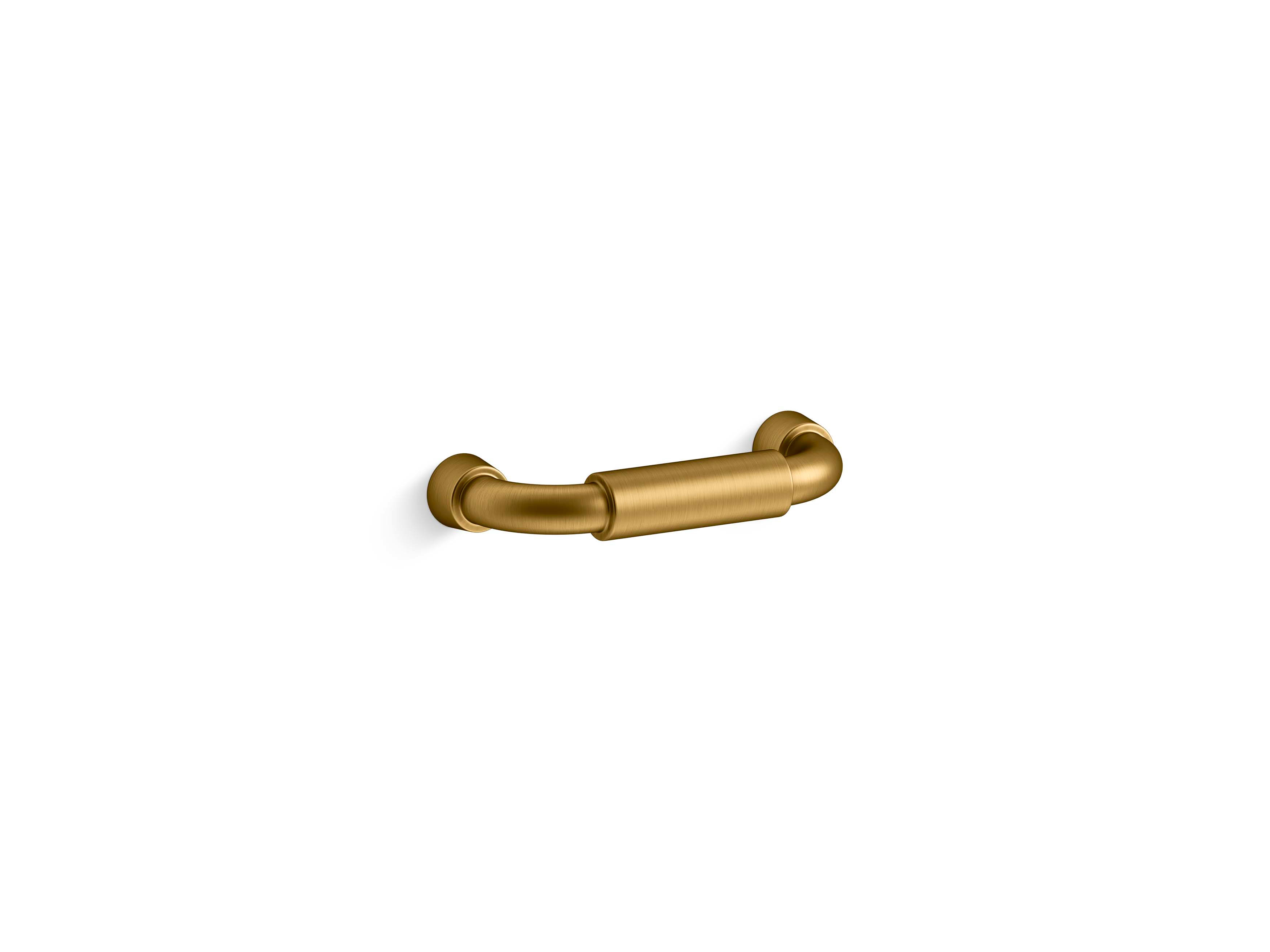 KOHLER Tone 3 in. (76 mm) Center-to-Center Cabinet Pull in Vibrant Brushed Moderne Brass