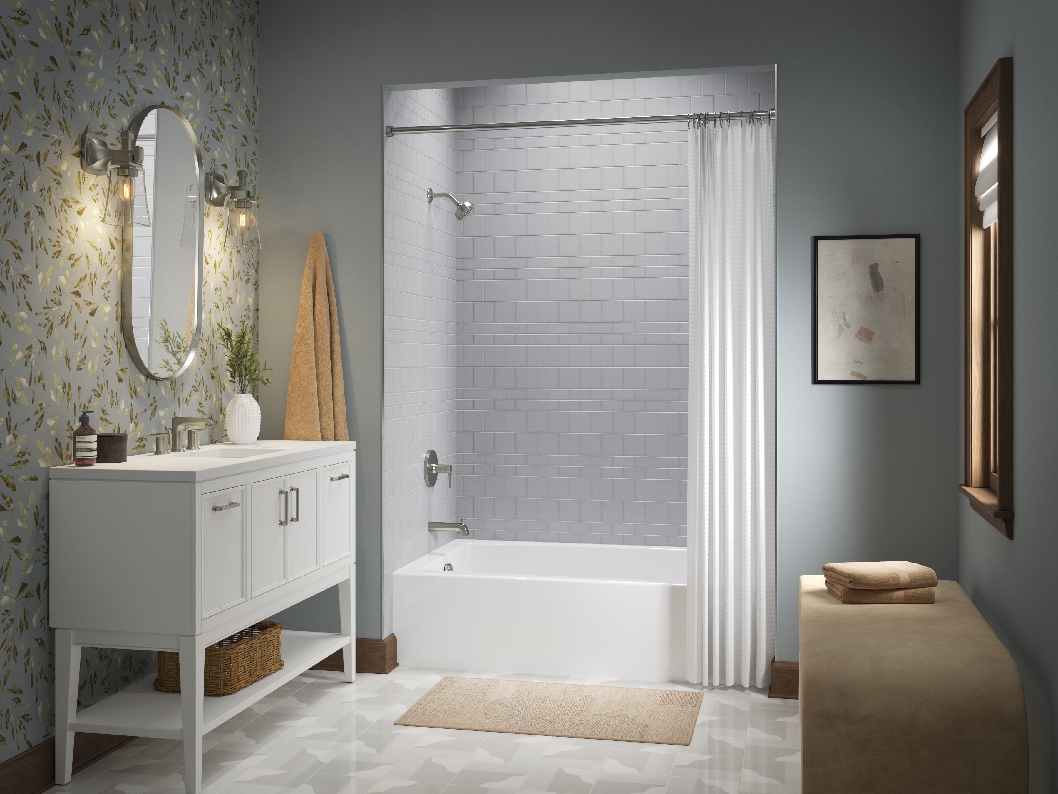Kohler K-26108-LA-0 White Entity 60