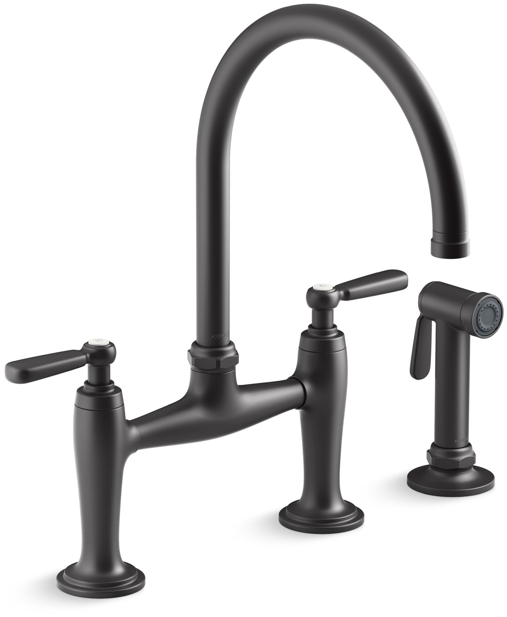 Kohler K-28356-BL Matte Black Edalyn by Studio McGee 1.5 GPM
