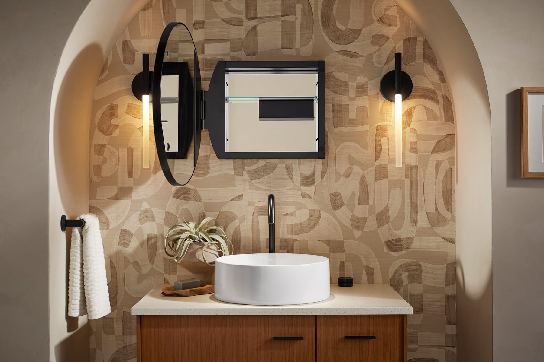 Kohler K-35572-BLL Matte Black Verdera 23-5/8