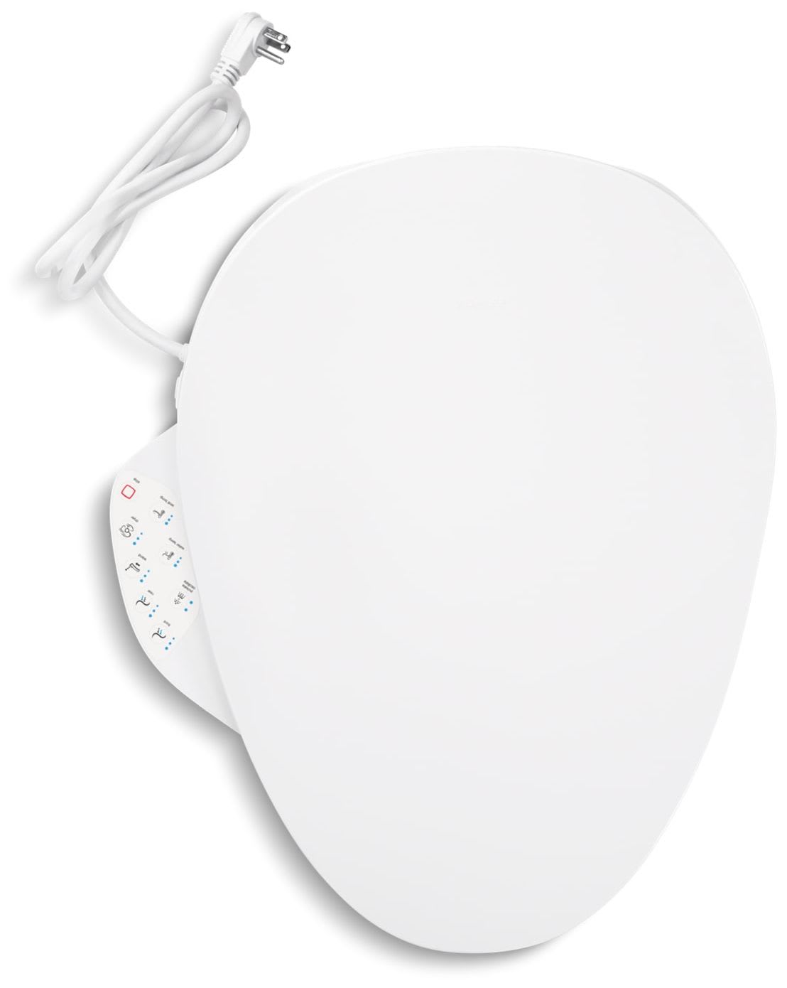 Kohler K-4108-0 C3 230 Elongated Bidet Toilet Seat with Touchscreen Remote White