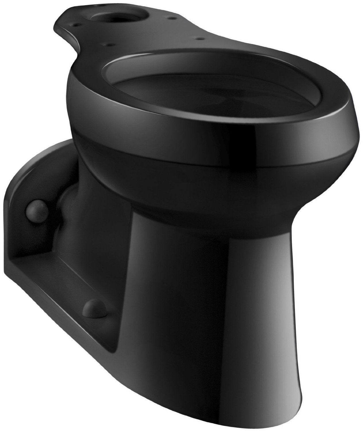 Kohler K-4305-7 Black Black Barrington GPF Elongated Comfort Height  Toilet Bowl Only Less Seat
