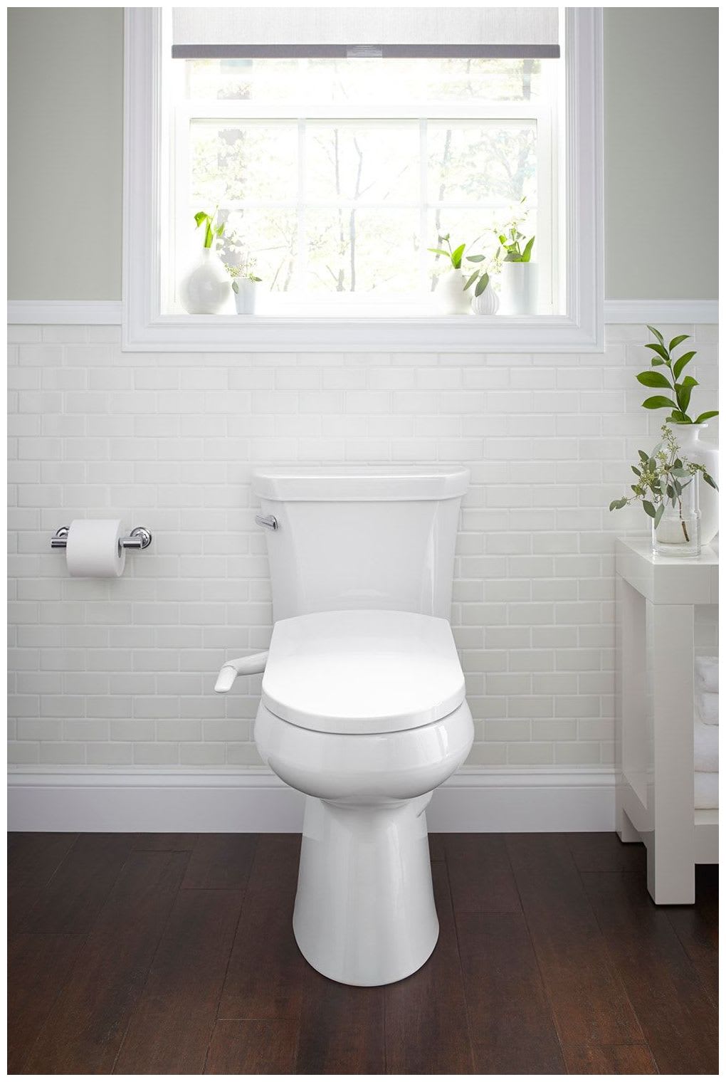 White for sale online Kohler K-5724-0 Elongated Manual Bidet Toilet Seat 