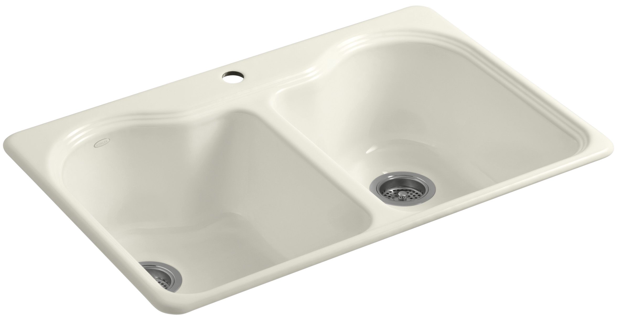 Sink below RF 3枚セット Staykiwi 33 in. Undermount Double Bowl Black Quartz Kitchen