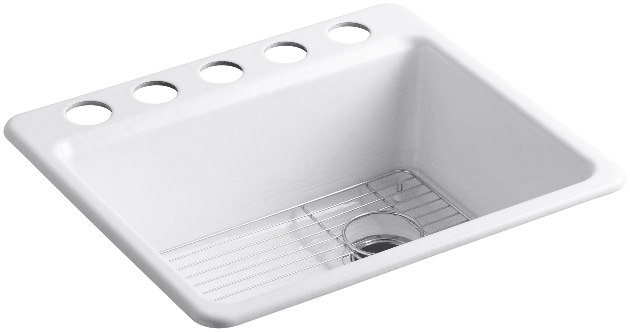 Kohler K-5872-5UA1-0 White Riverby 25