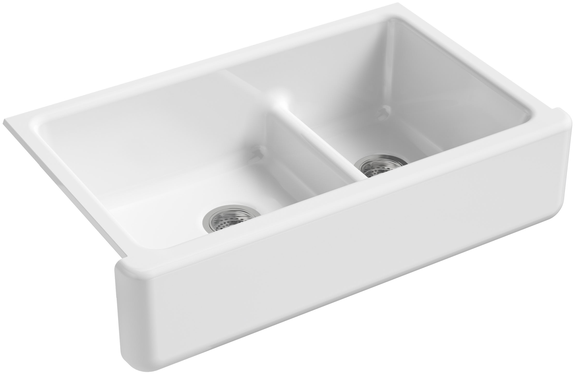 Reviews for KOHLER Vault Farmhouse Undermount Apron Front Stainless Steel  36 in. Single Bowl Kitchen Sink Kit with Basin Rack