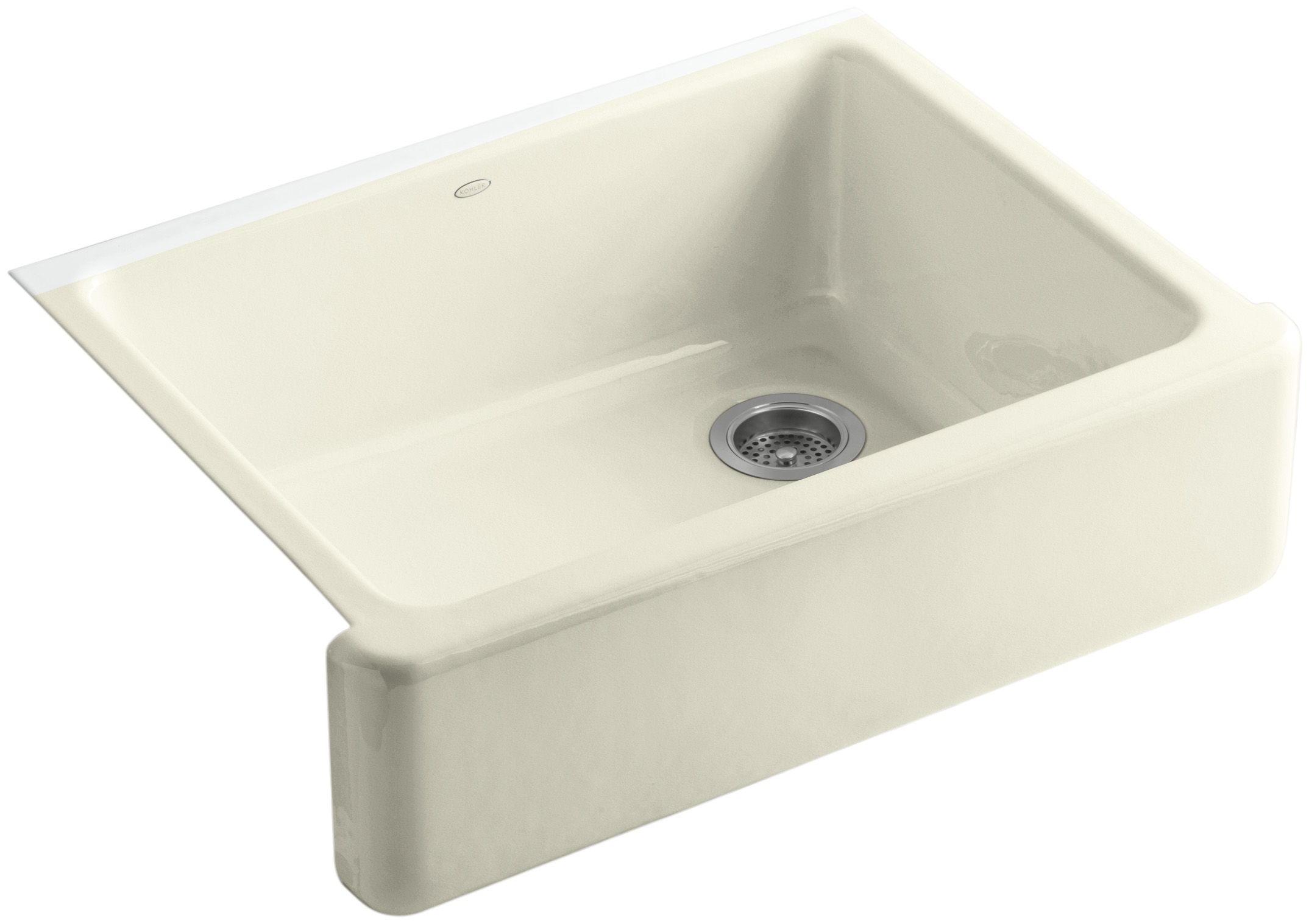 Kohler K 6487 20 Suede Whitehaven 30 Self T Single Basin Kohler K 6487 20 Suede Whitehaven 30 Self T Single Basin A Front Under Mount Enameled Cast Iron Kitchen Sink Faucet Com