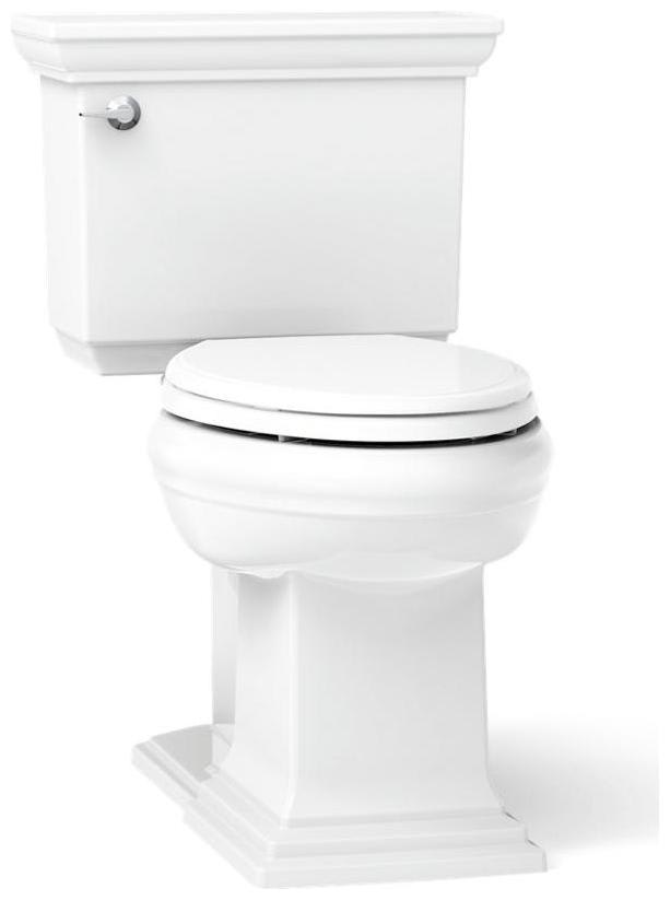Kohler K-6669-0 White Memoirs 1.28 GPF Two-Piece Elongated