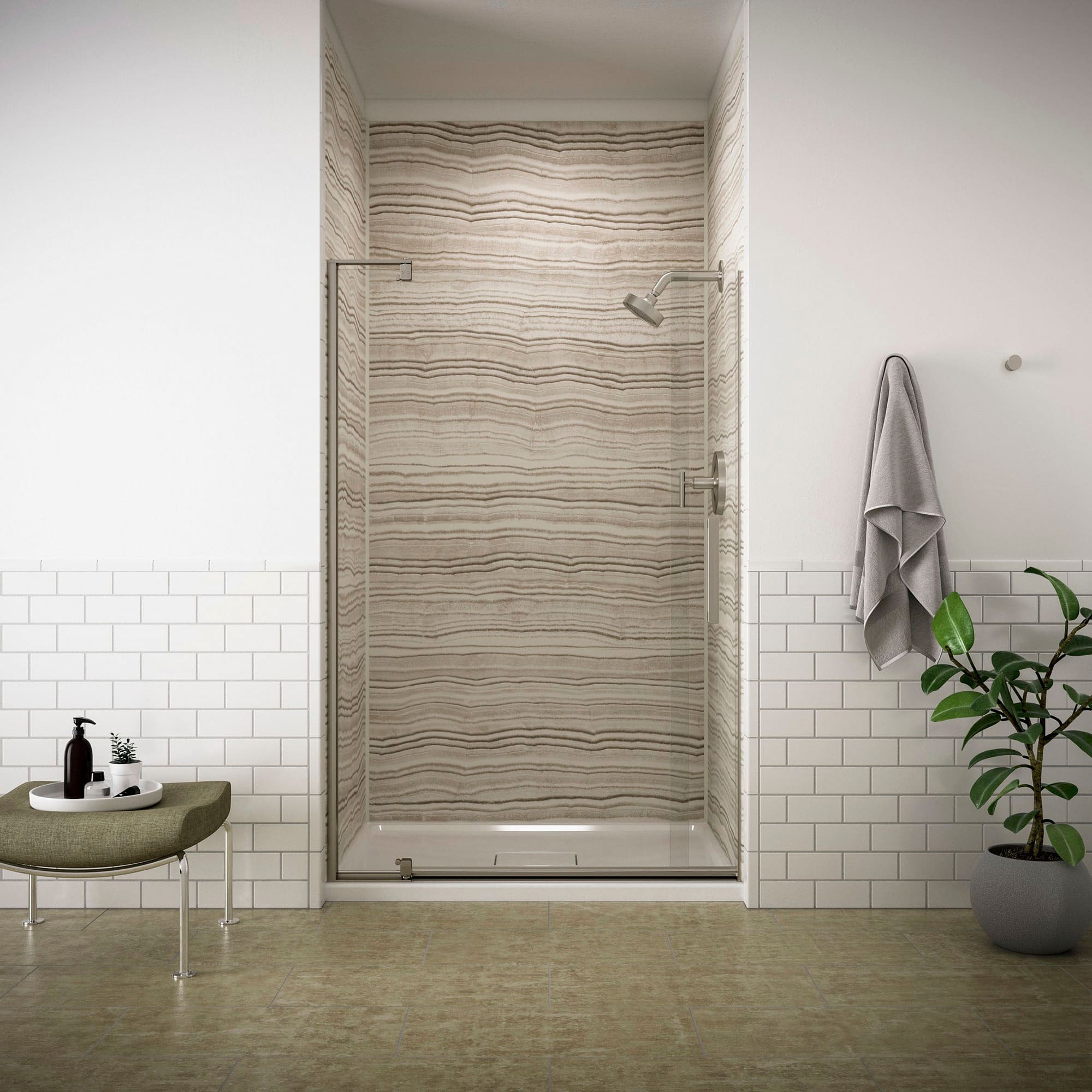 Kohler K 707541 L Bnk Anodized Brushed Nickel Revel 70 H X 39 1 8 Kohler K 707541 L Bnk