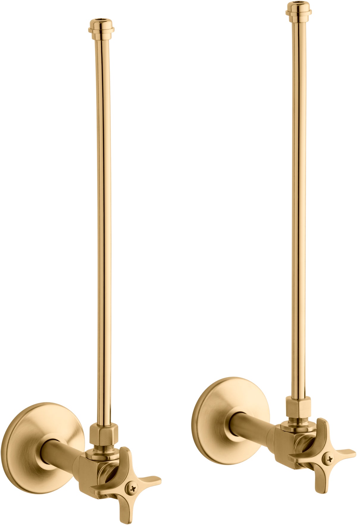 Kohler K-7605-P-2MB Vibrant Brushed Moderne Brass 3/8
