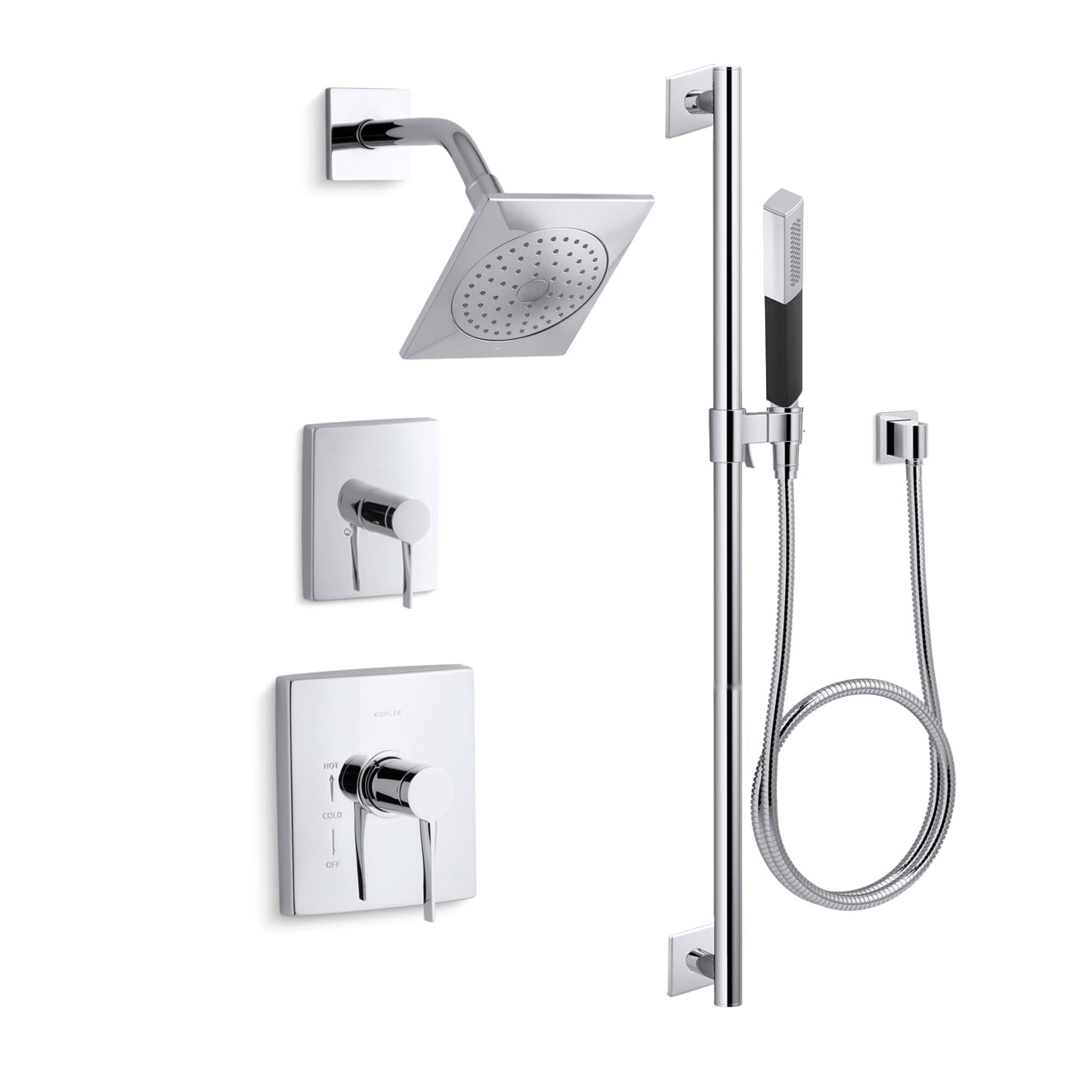 Kohler K Stance Rt11 4 Cp Polished Chrome Stance Rite Temp