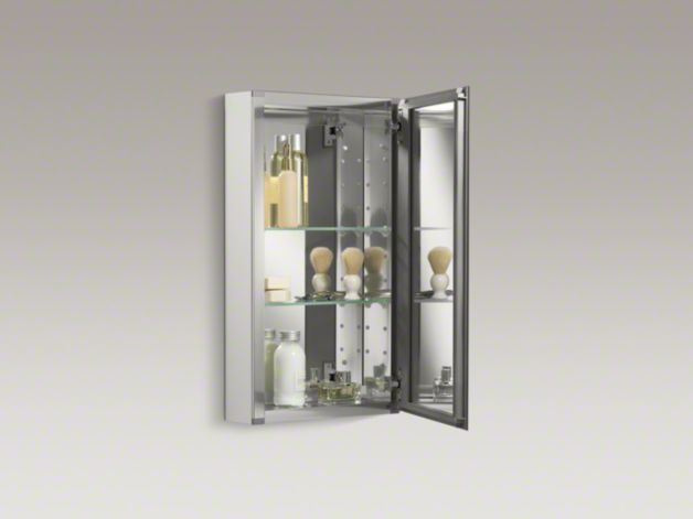 Kohler K Cb Clc1526fs Silver Aluminum 15 X 26 Single Door