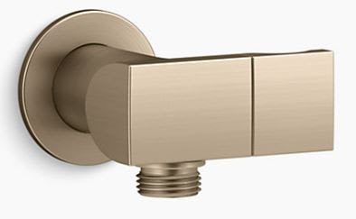 Exhale Wall-Mount Handshower Holder with Supply Elbow and