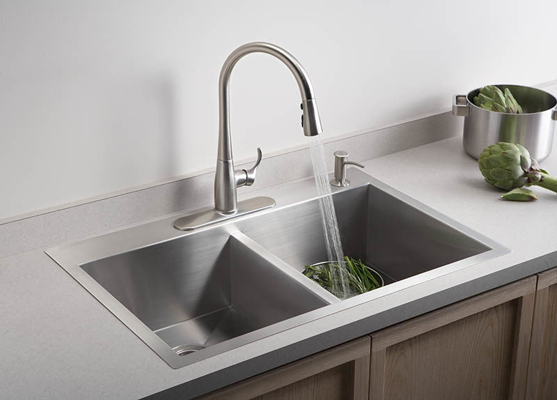 Kohler K-1895-C-BV Brushed Bronze Clairette 16 Ounce Deck ...